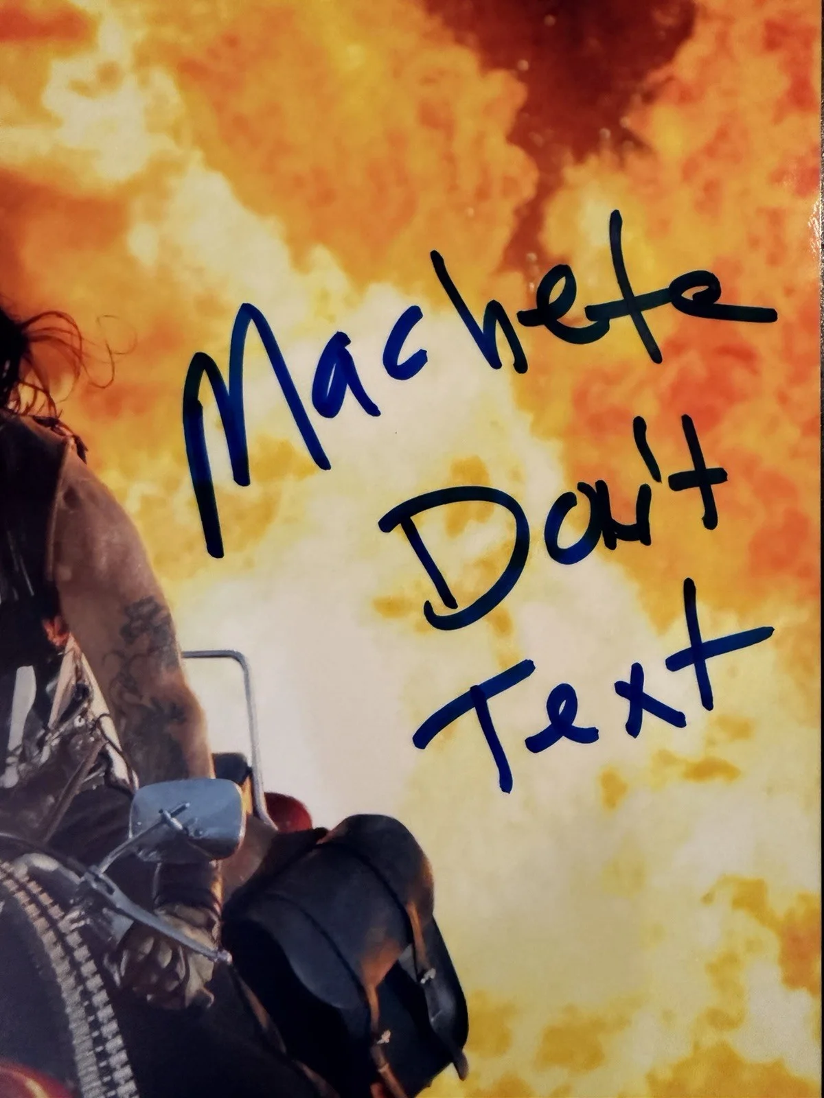 Danny Trejo — DANNY TREJO SIGNED 8x10 AUTOGRAPH “MACHETE DONT TEXT”PHOTO BECKETT HOLO BV18533, image 2