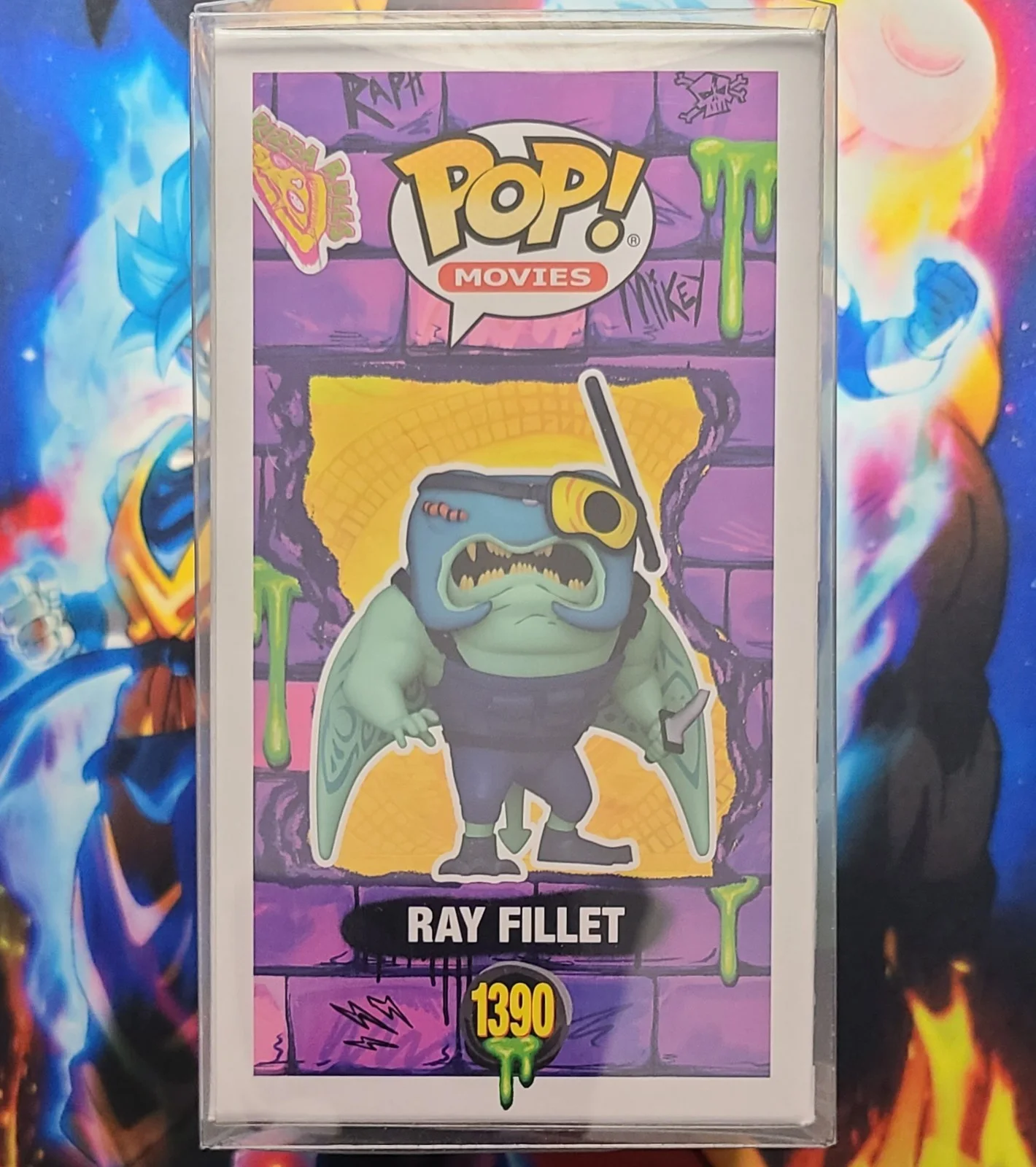 POST MALONE SIGNED TEENAGE MUTANT NINJA TURTLES RAY FILLET POP FUNKO BECKETT COA, изображение 3