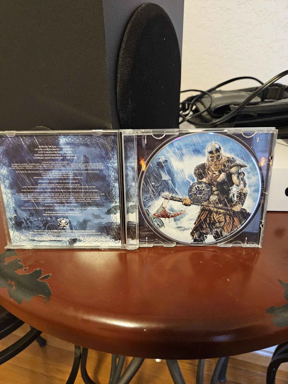 Autograph Amon Amarth Jomsviking Autograph Signed CD, image 2