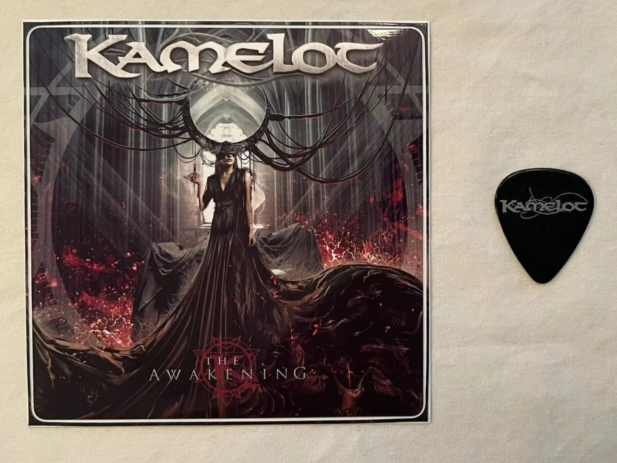 Kamelot - 8x10 Picture (Real Autographs) Plus Guitar Pick, Sticker & Magazine, изображение 2
