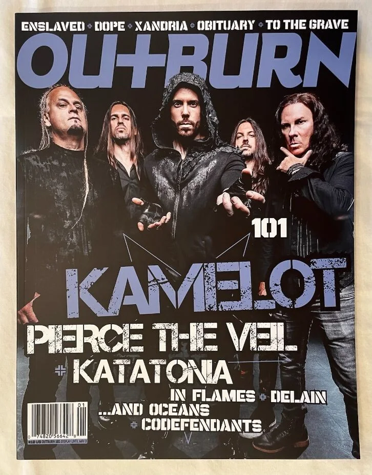 Kamelot - 8x10 Picture (Real Autographs) Plus Guitar Pick, Sticker & Magazine, изображение 3