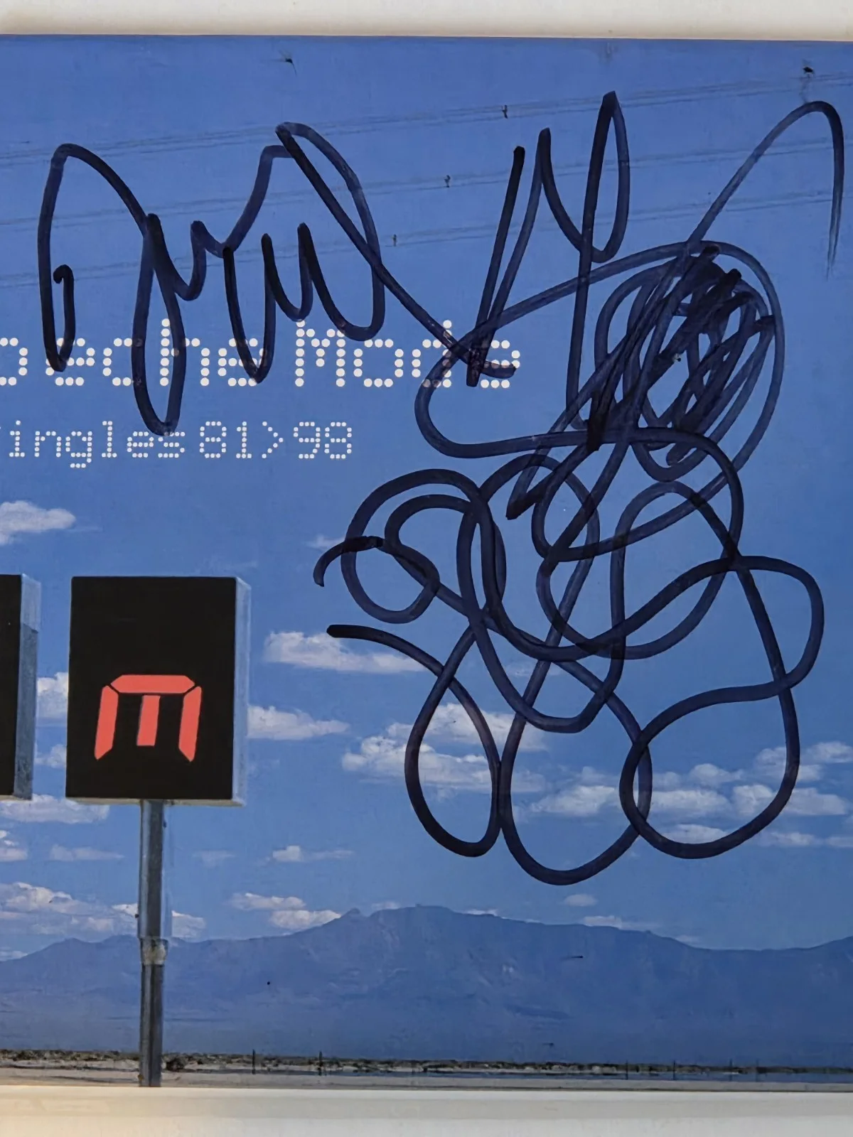 Depeche Mode The Singles 81-98 Cd Box Set Signed Autographed By 3, image 2