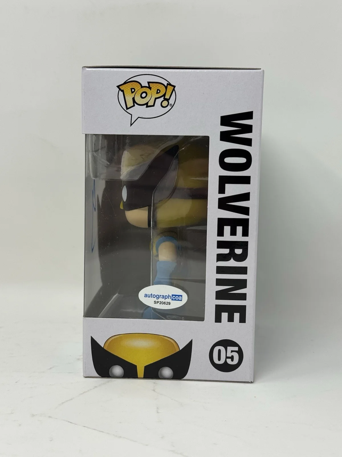 HUGH JACKMAN — Hugh Jackman Signed Autograph Wolverine Funko Pop X-Men Marvel #05 Logan ACOA, image 4