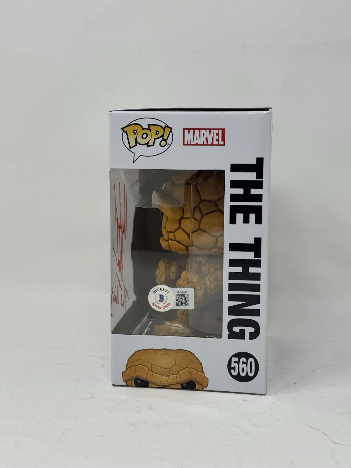 Michael Chiklis — Michael Chiklis Signed Fantastic Four The Thing Funko Pop Marvel Autograph BAS, image 4