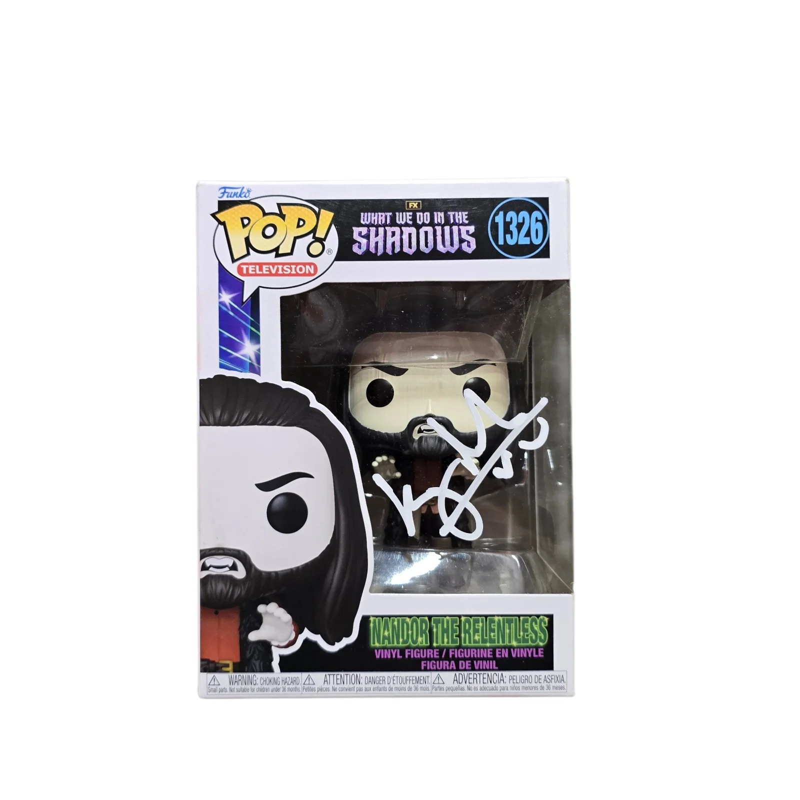 Kayvan Novak — Kayvan Novak Signed Nandor Funko 1326 What We Do In The Shadows SWAU COA RARE