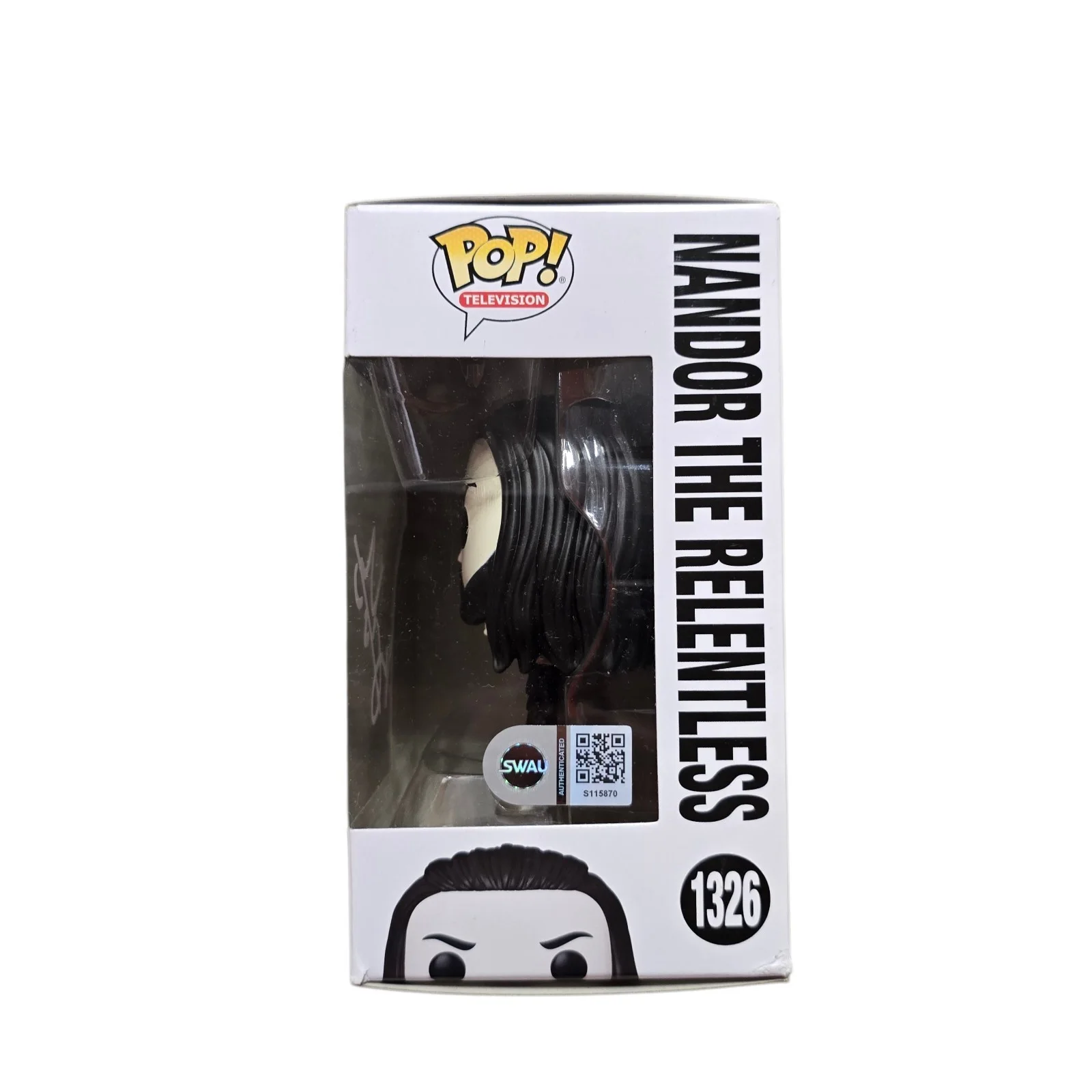 Kayvan Novak — Kayvan Novak Signed Nandor Funko 1326 What We Do In The Shadows SWAU COA RARE, изображение 2