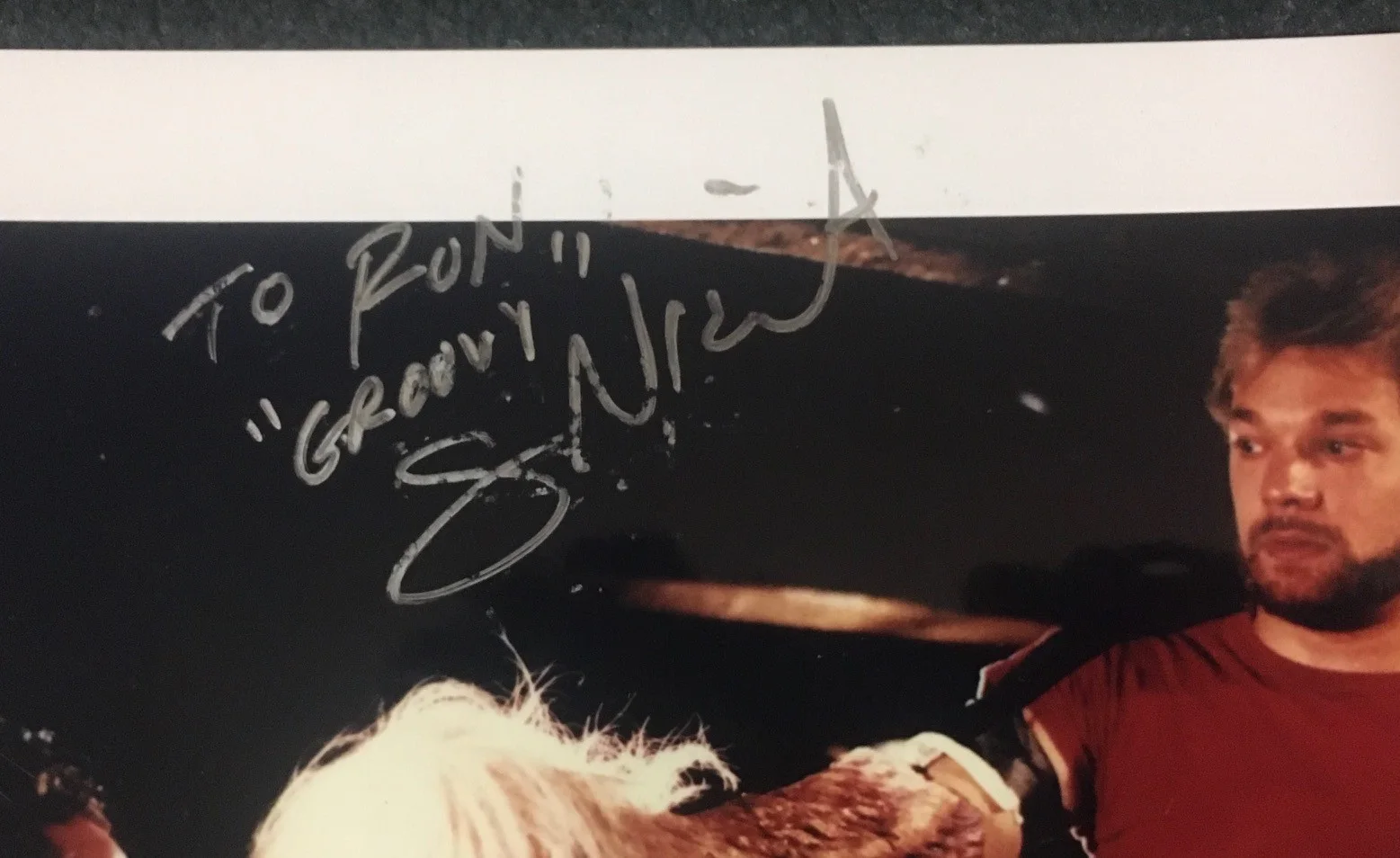 Greg Nicotero — Sam Raimi's EVIL DEAD 2! EFFECTS w/GREG NICOTERO AUTOGRAPHED 8x10 photo! HORROR!, image 3