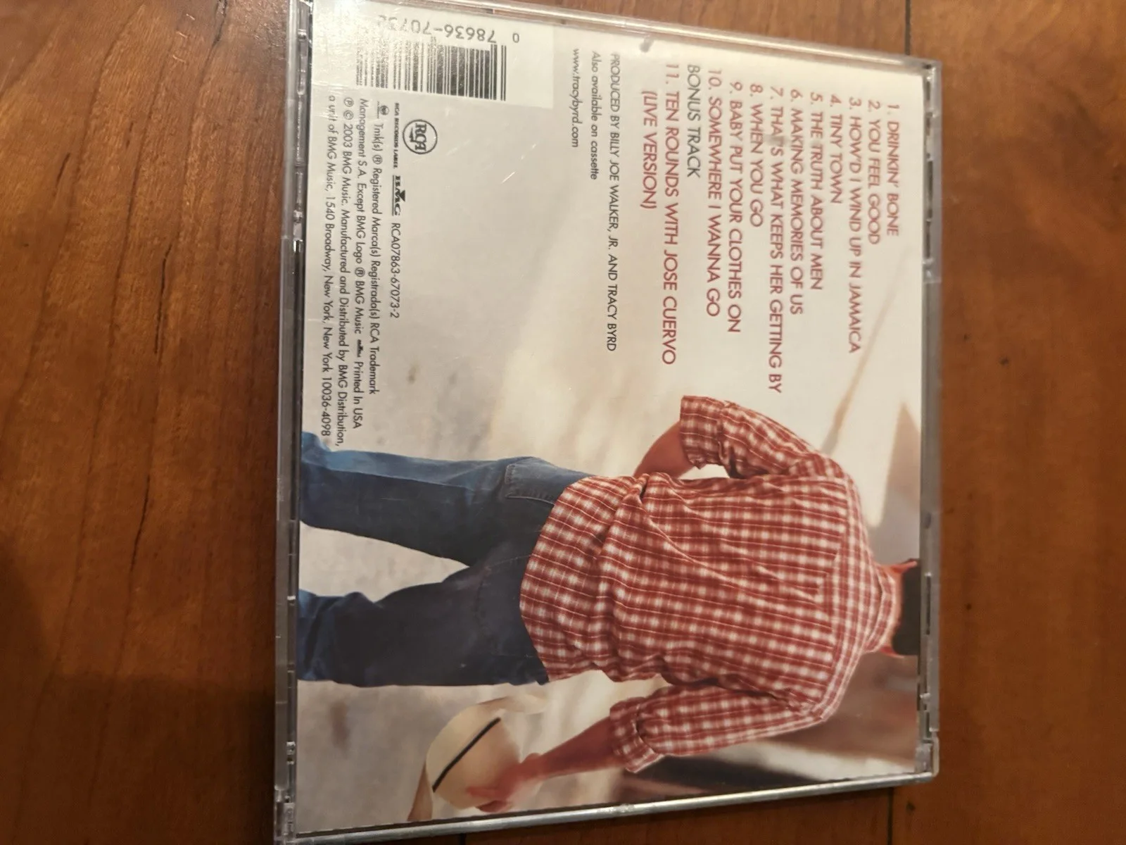 Tracy Byrd signed CD cover autographed - The Truth About Men, image 3