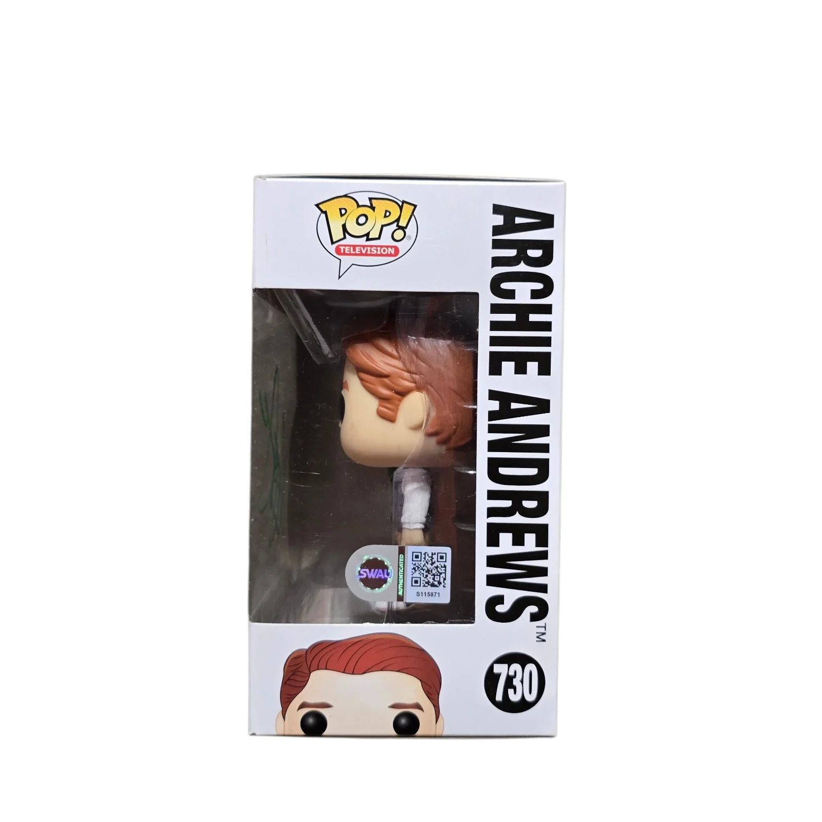 KJ Apa — KJ Apa Signed Archie Andrews Funko 730 Riverdale SWAU Authenticated RARE, изображение 2