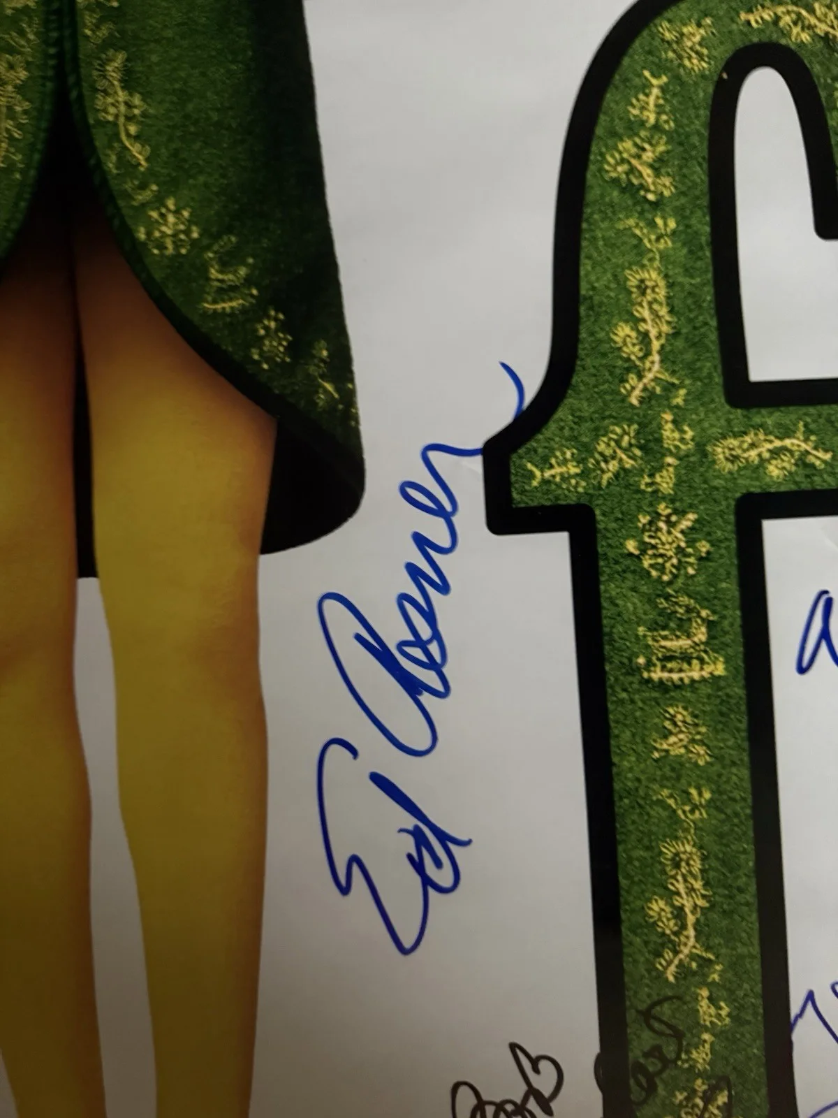 Will Ferrell Zooey Deschanel James Caan Bob Newhart, Ed Asner — Signed 27 X 40 DS Elf Movie Posters Will Ferrell James Caan Zooey Deschanel +4, image 4