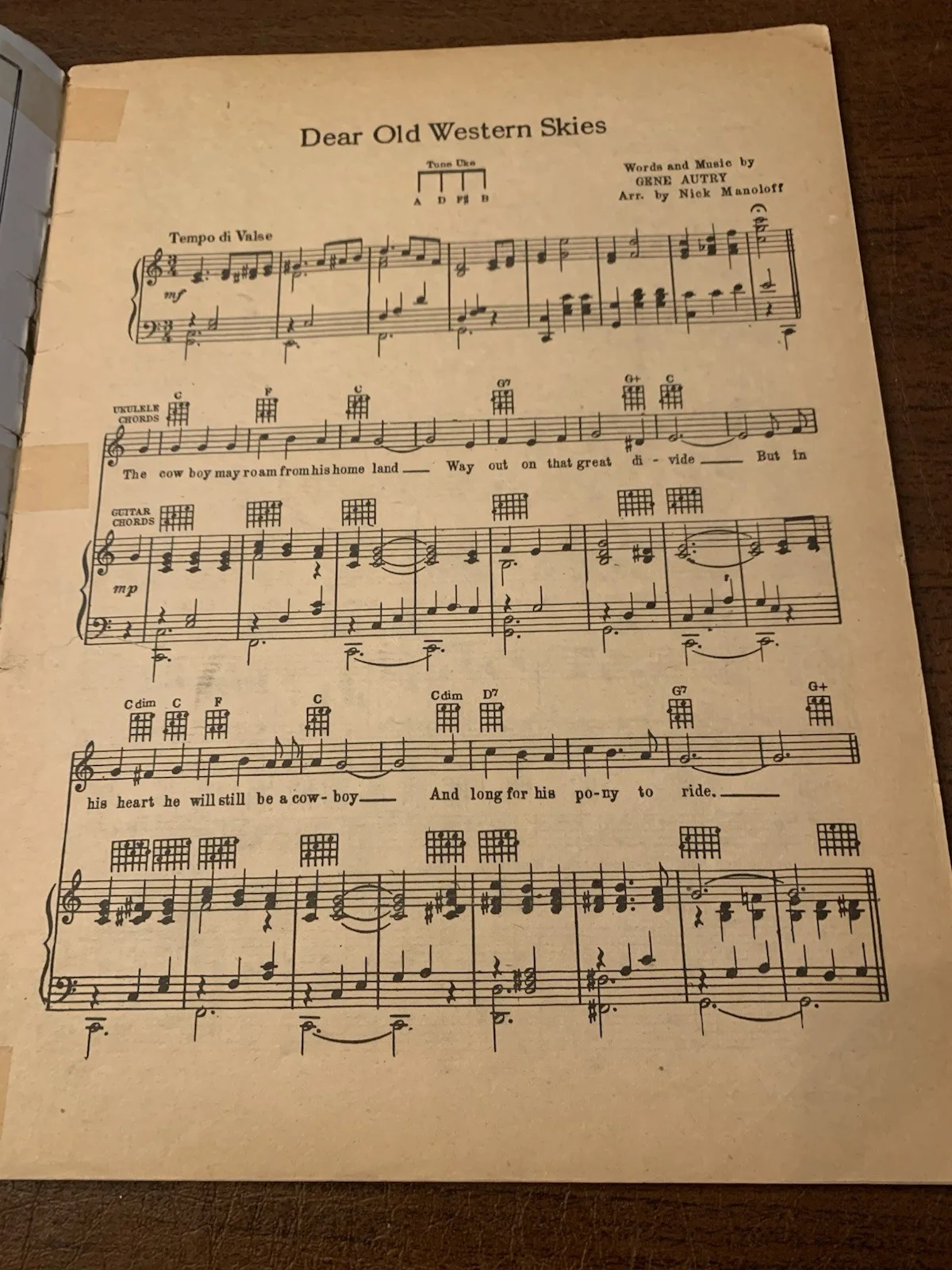 Gene Autry Signed Songbook 1934, image 4