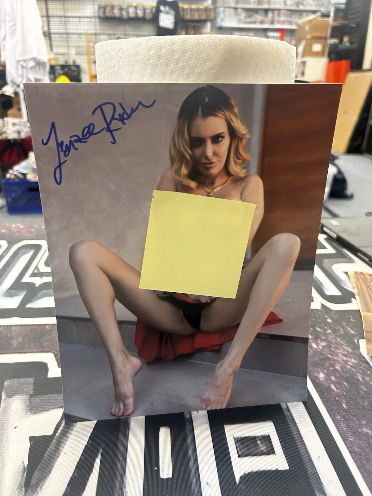 Linzee Ryder Autographed 8x10 Photo Adult Star Adult Actress, изображение 2