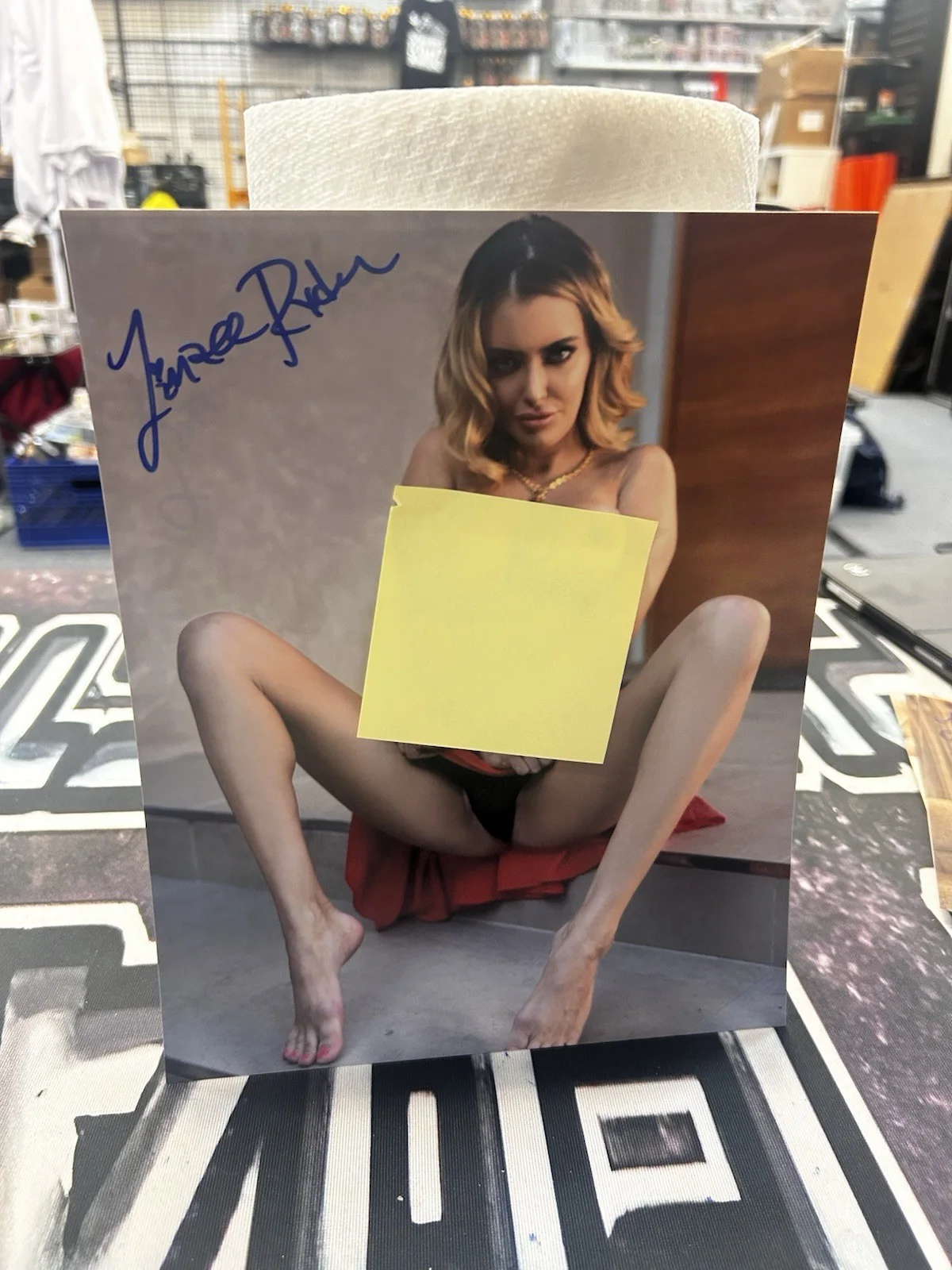 Linzee Ryder Autographed 8x10 Photo Adult Star Adult Actress, изображение 3