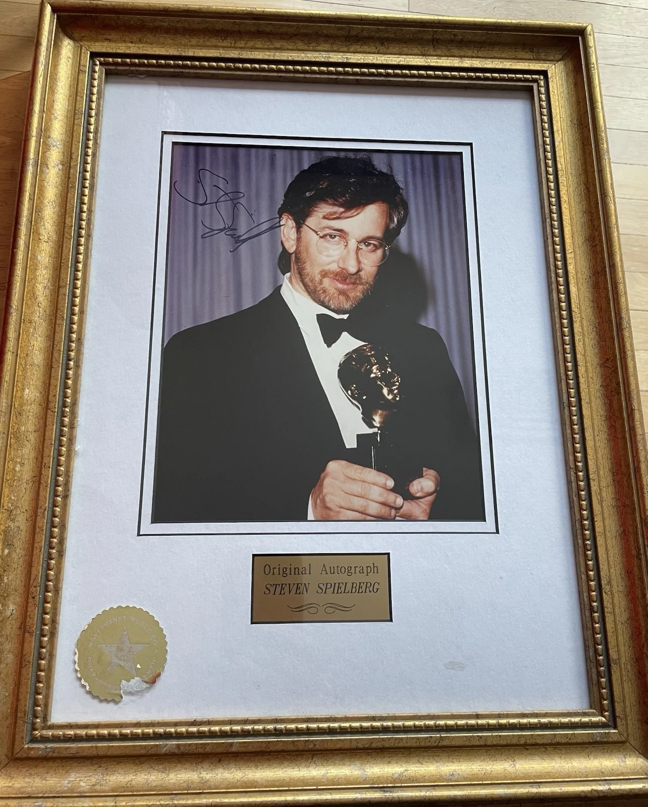 Steven Spielberg — Director Steven Spielberg Autographed Photo with Disney Authentication COA