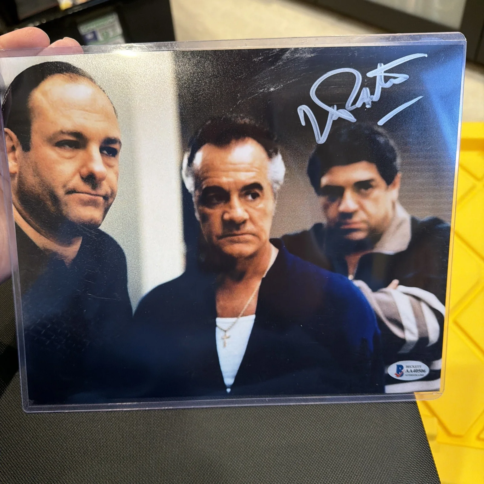 Vincent Pastore — Vincent Pastore Signed 8x10 Photo BAS Autographed The Sopranos Big Pussy 83