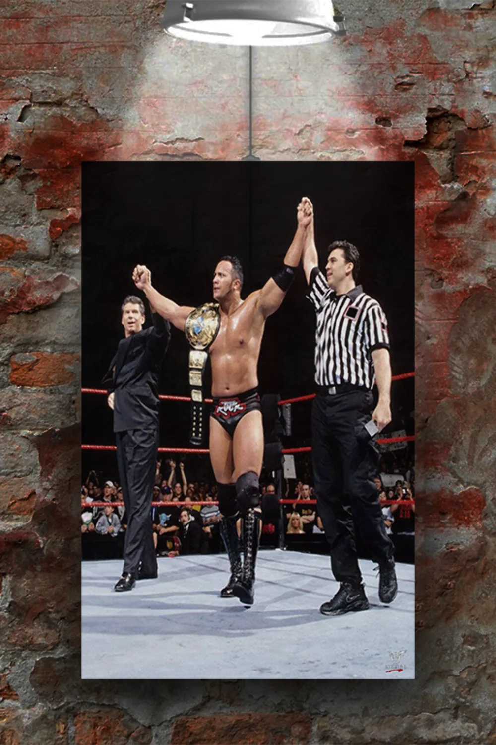 WWE Attitude Era The Rock The Corporate Champion Premium Gloss Poster | WWE Atti, изображение 2