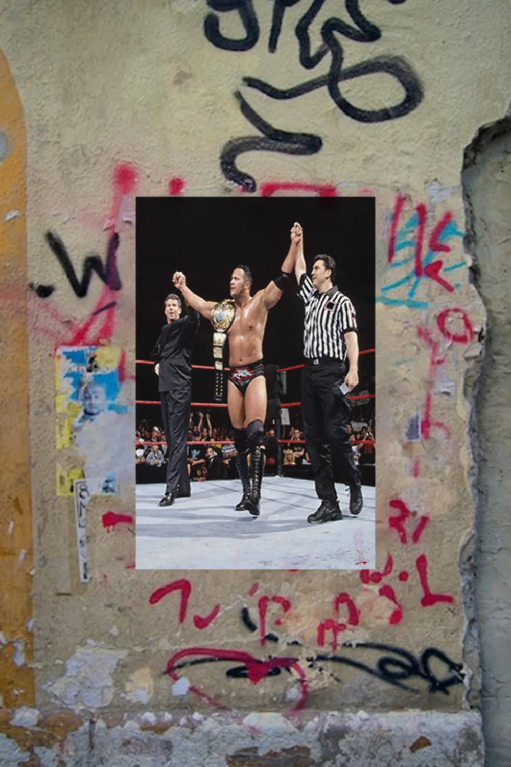WWE Attitude Era The Rock The Corporate Champion Premium Gloss Poster | WWE Atti, изображение 4