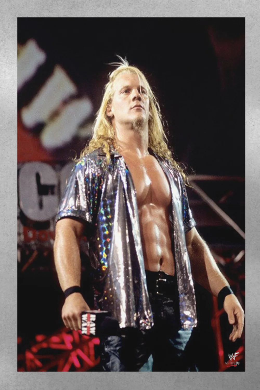 WWE Attitude Era Y2J Arrives Poster | Vintage Wrestling Art Print | Chris Jerich, изображение 3