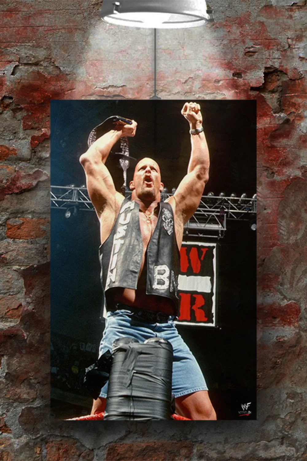 WWE Attitude Era Premium Gloss Poster | Stone Cold Steve Austin 3:16 Design | Wr, изображение 2