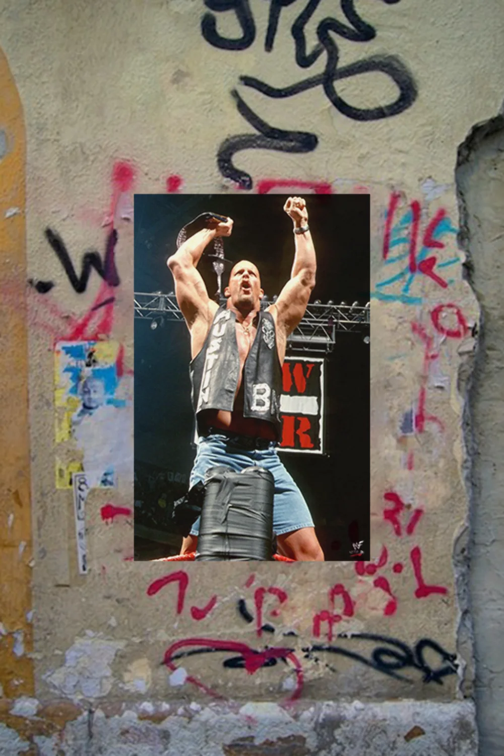 WWE Attitude Era Premium Gloss Poster | Stone Cold Steve Austin 3:16 Design | Wr, изображение 4