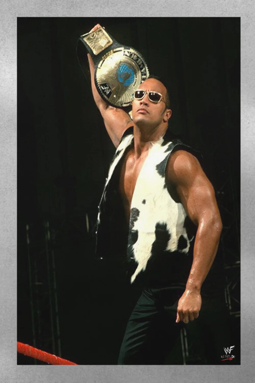WWE Attitude Era The Rock The Peoples Champion Gloss Poster | Collectible WWE At, изображение 3