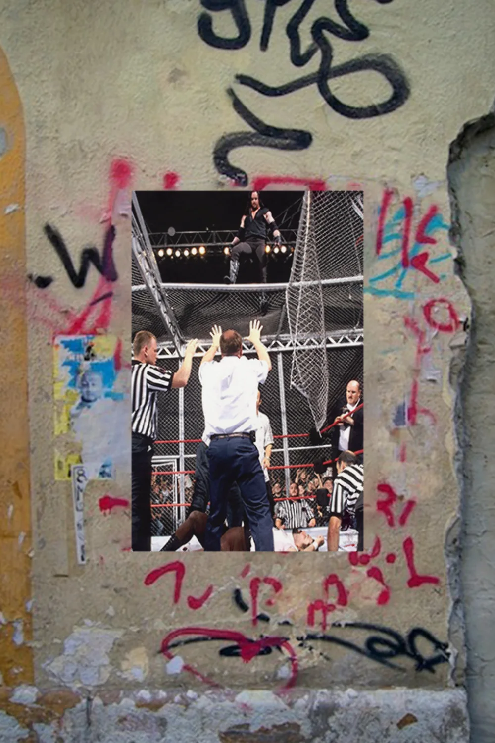 WWE Attitude Era Hell In A Cell WWE Attitude Era Design Premium Gloss Poster | V, image 4