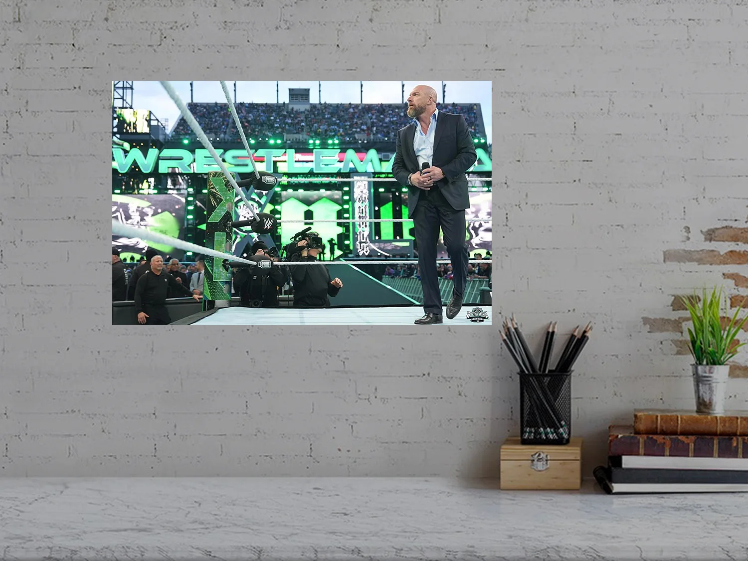 Wrestlemania 40 Gloss Poster | Triple H A New Era Design | Wrestlemania 40 Memor, image 3