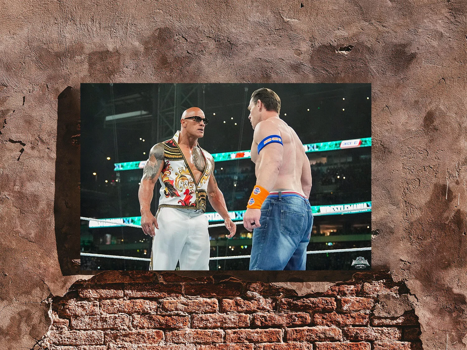 Wrestlemania 40 Poster | The Rock vs John Cena Design | Wrestlemania 40 Event |, image 4