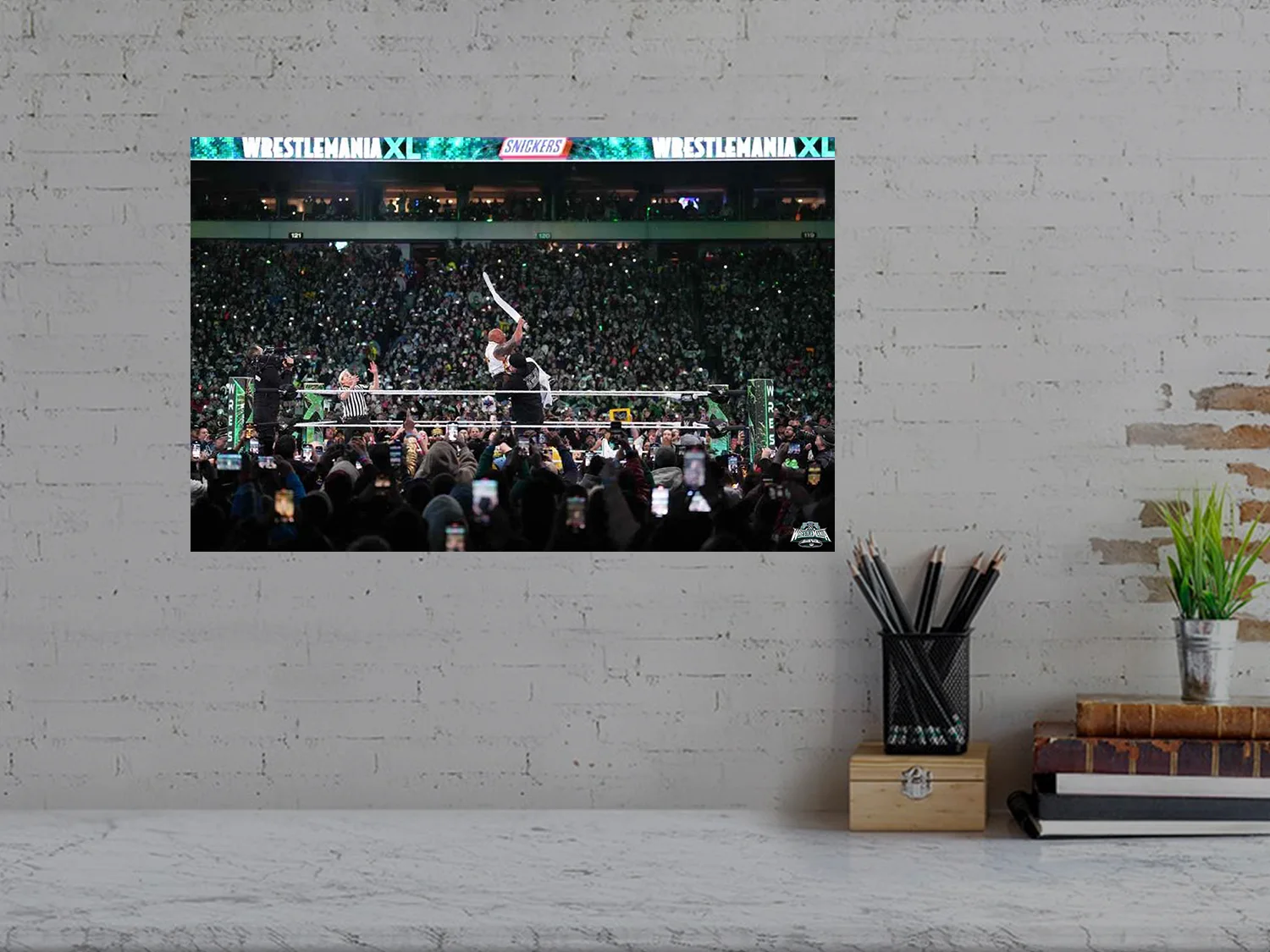 Wrestlemania 40 | The Rock | The Undertaker Poster | WWE Wrestlemania 40 Print |, изображение 3