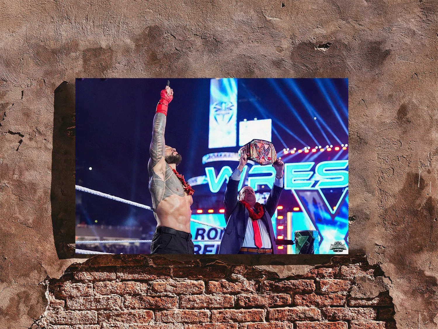 Wrestlemania 40 | Roman Reigns Tribal Chief | Premium Gloss Poster | Wrestling A, изображение 4