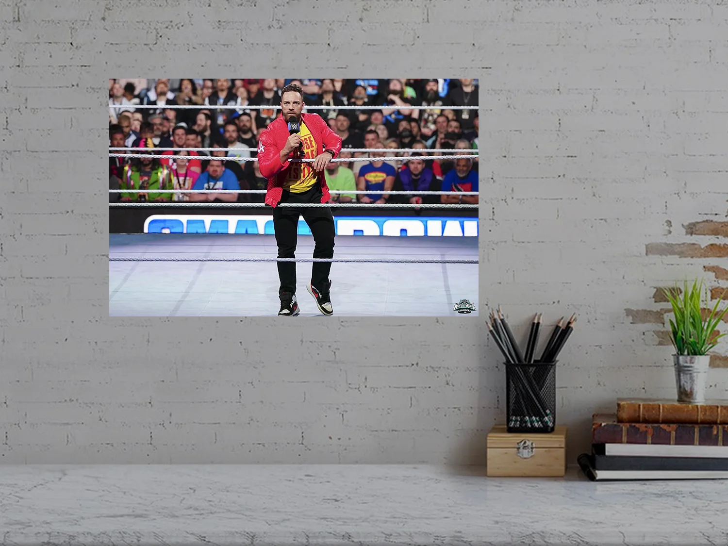 Wrestlemania 40 LA Knight YEAH Image Poster | Wrestlemania 40 Decor | LA Knight, изображение 3
