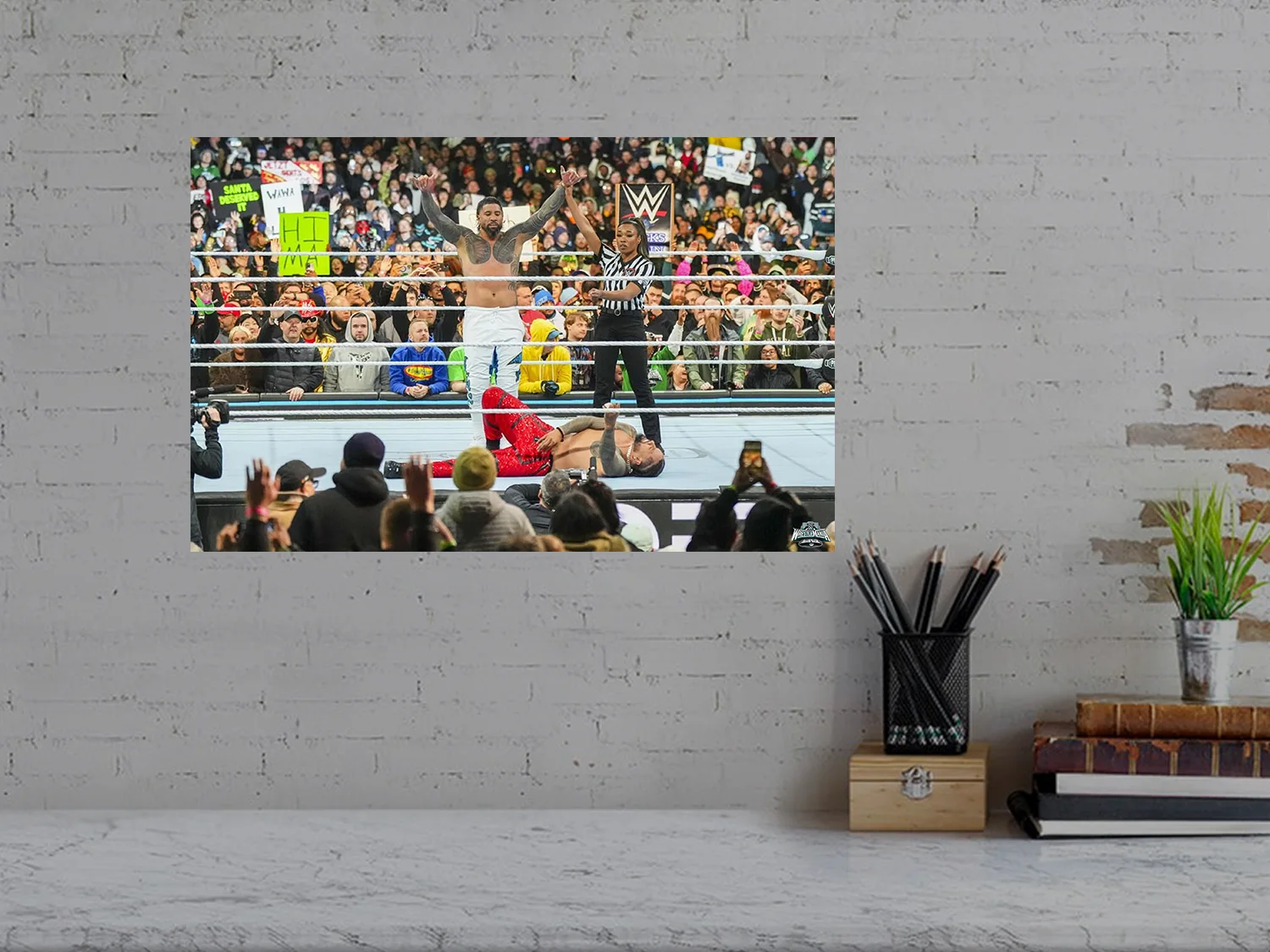 Wrestlemania 40 Premium Gloss Poster | Jey Uso Defeats Jimmy Wrestlemania 40 | C, image 3