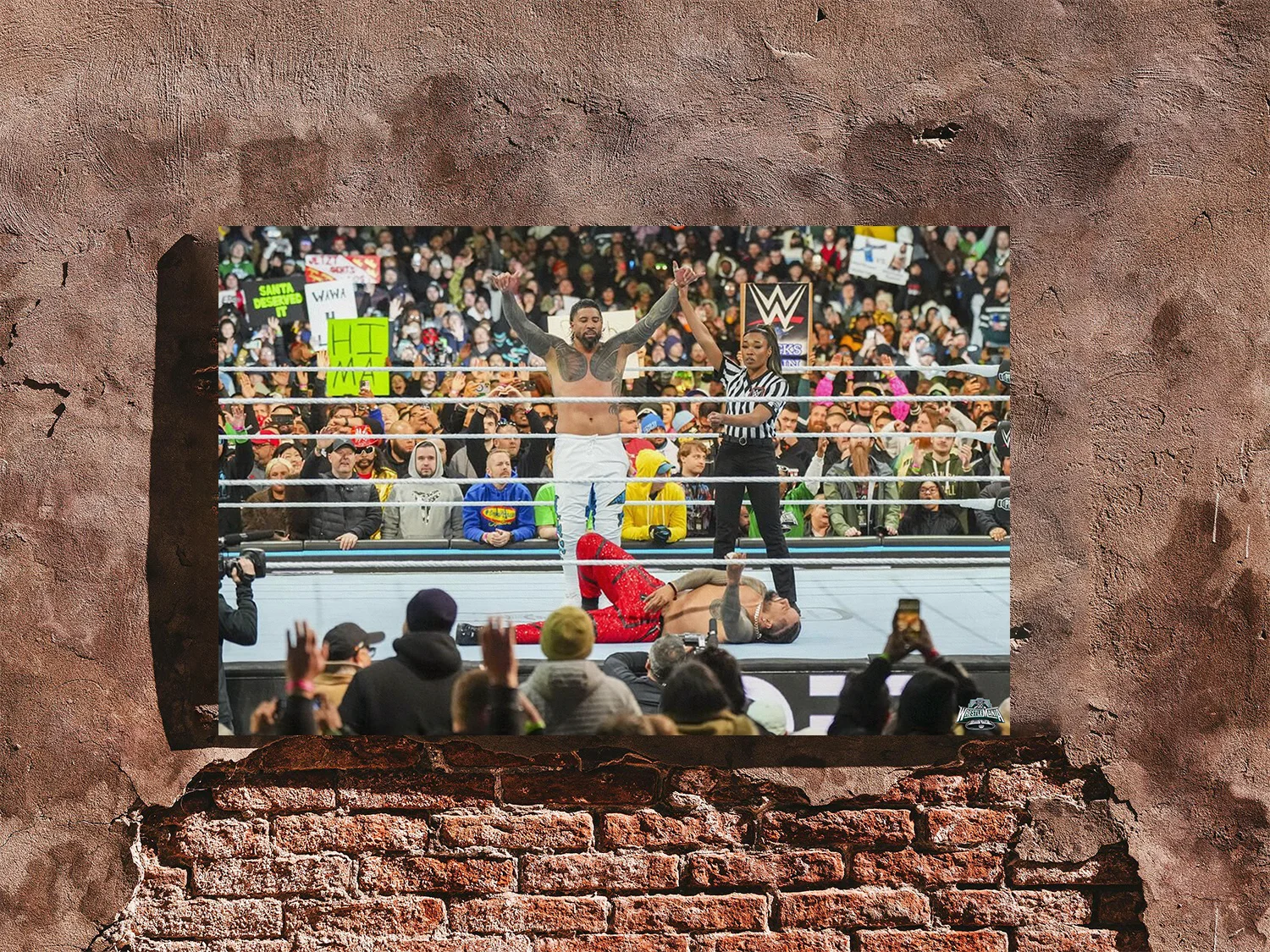 Wrestlemania 40 Premium Gloss Poster | Jey Uso Defeats Jimmy Wrestlemania 40 | C, image 4