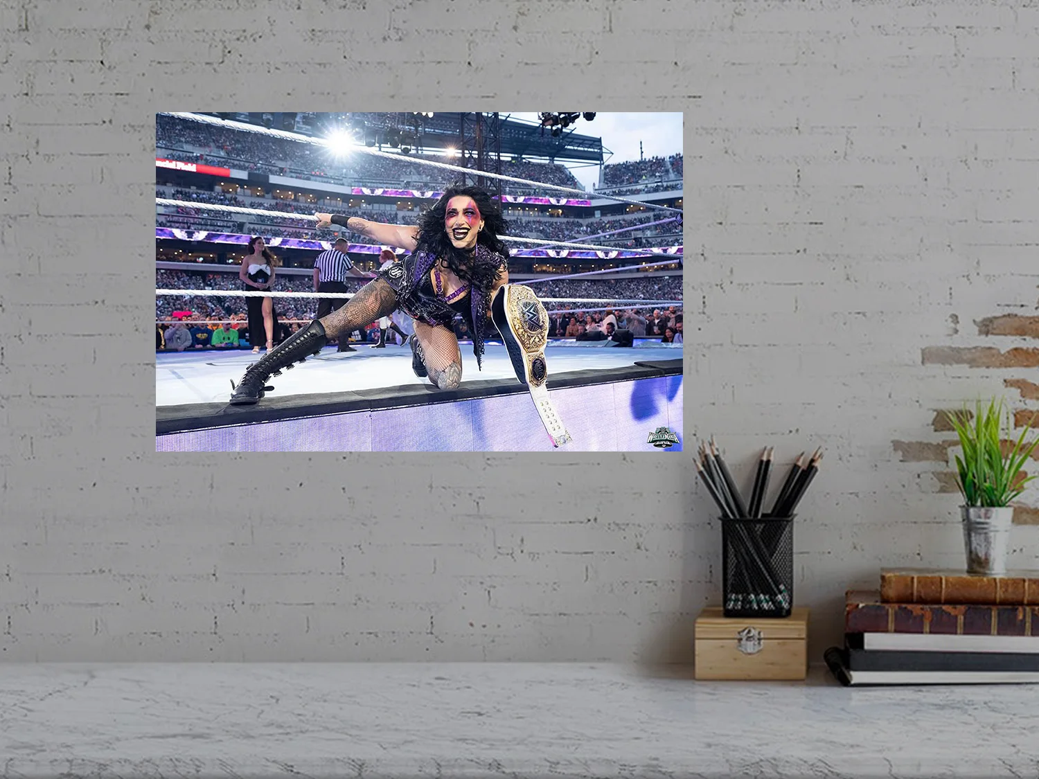 Wrestlemania 40 Premium Gloss Poster | Reha Ripley Wrestlemania Entrance | Wrest, изображение 3