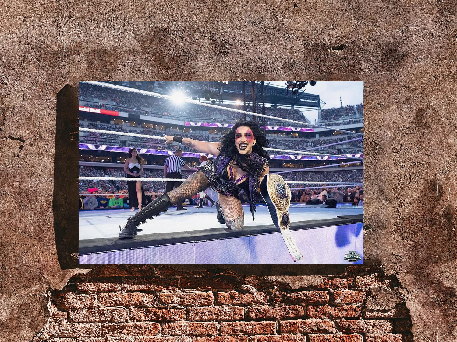 Wrestlemania 40 Premium Gloss Poster | Reha Ripley Wrestlemania Entrance | Wrest, изображение 4