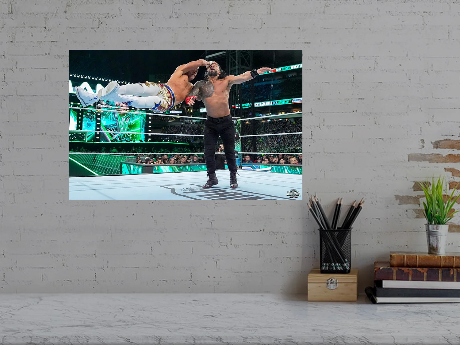 Wrestlemania 40 Premium Gloss Poster | Cody Rhodes And Roman Reigns Cody Cutter, изображение 3