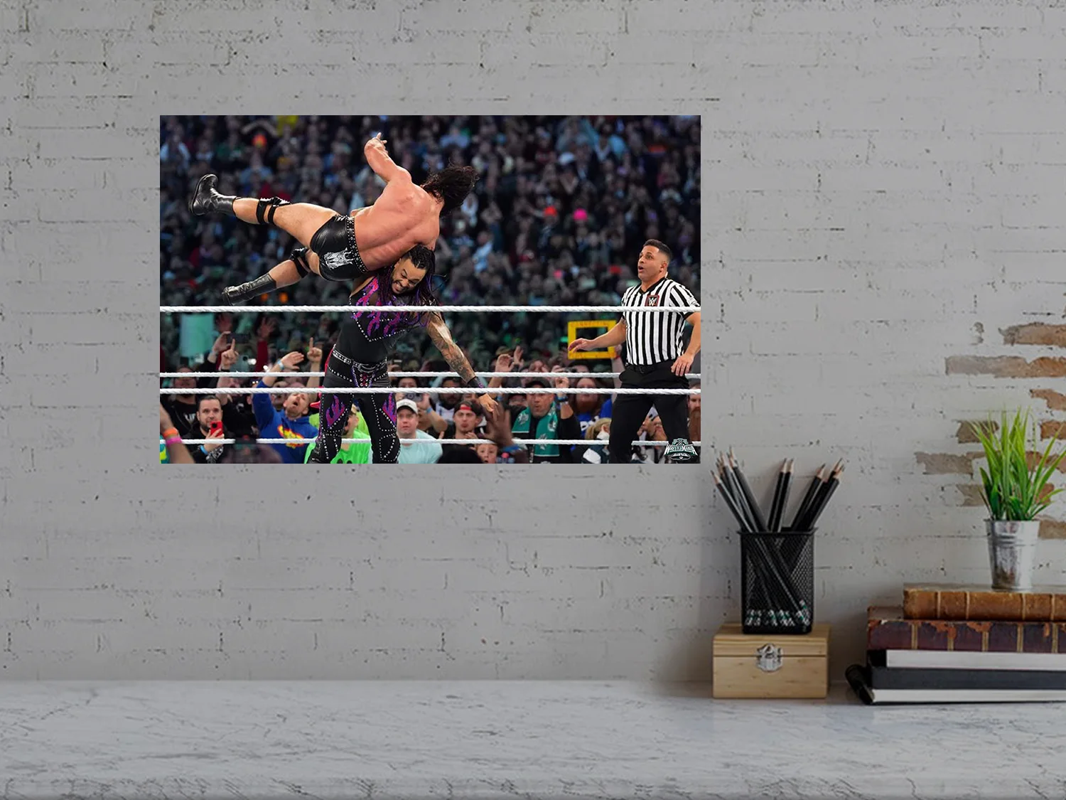 Wrestlemania 40 Damian Priest and Drew McIntyre South Of Heaven Chokeslam Gloss, изображение 3