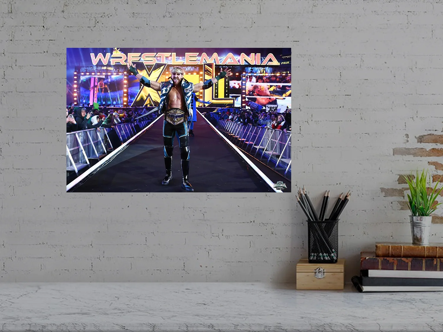 Logan Paul United States Champion Entrance Gloss Poster | Wrestlemania 40 |, изображение 3