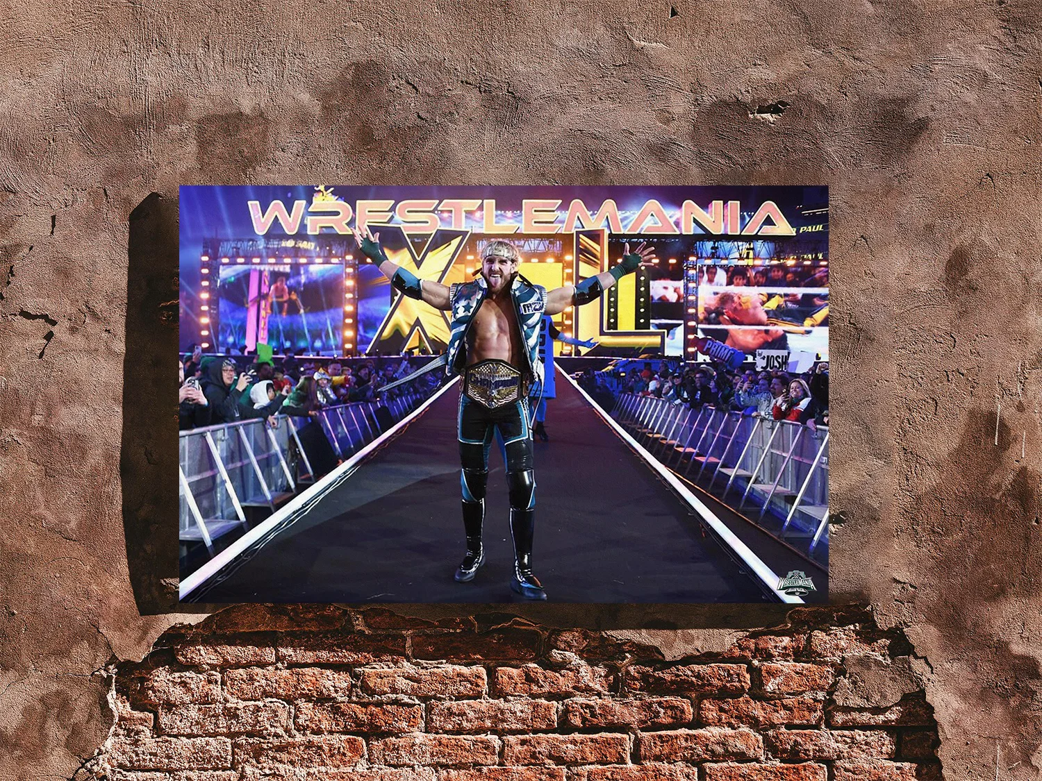 Logan Paul United States Champion Entrance Gloss Poster | Wrestlemania 40 |, изображение 4