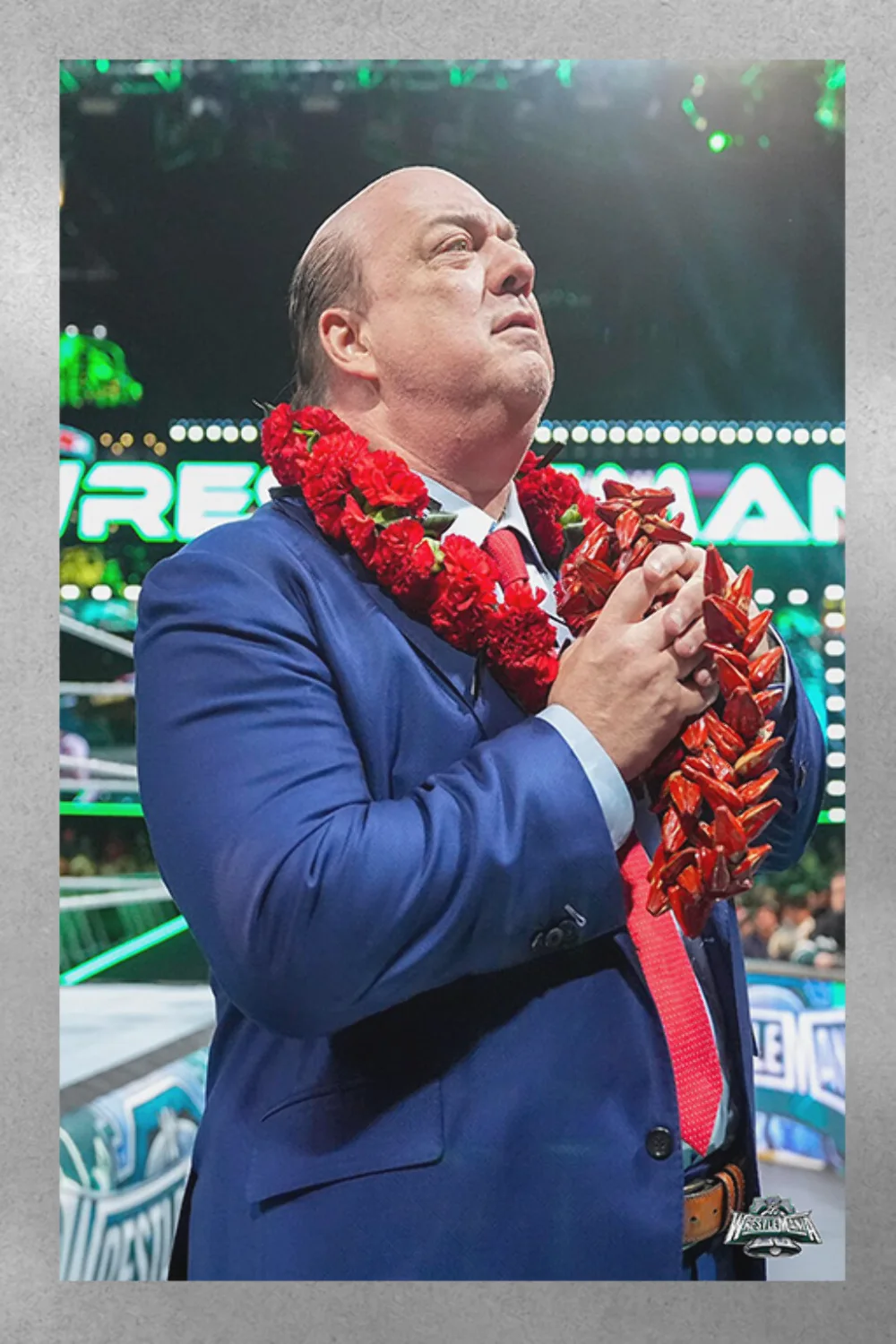 WWE Wrestlemania 40 Paul Heyman HOF Poster | Wrestlemania 40 Exclusive Design |, изображение 3