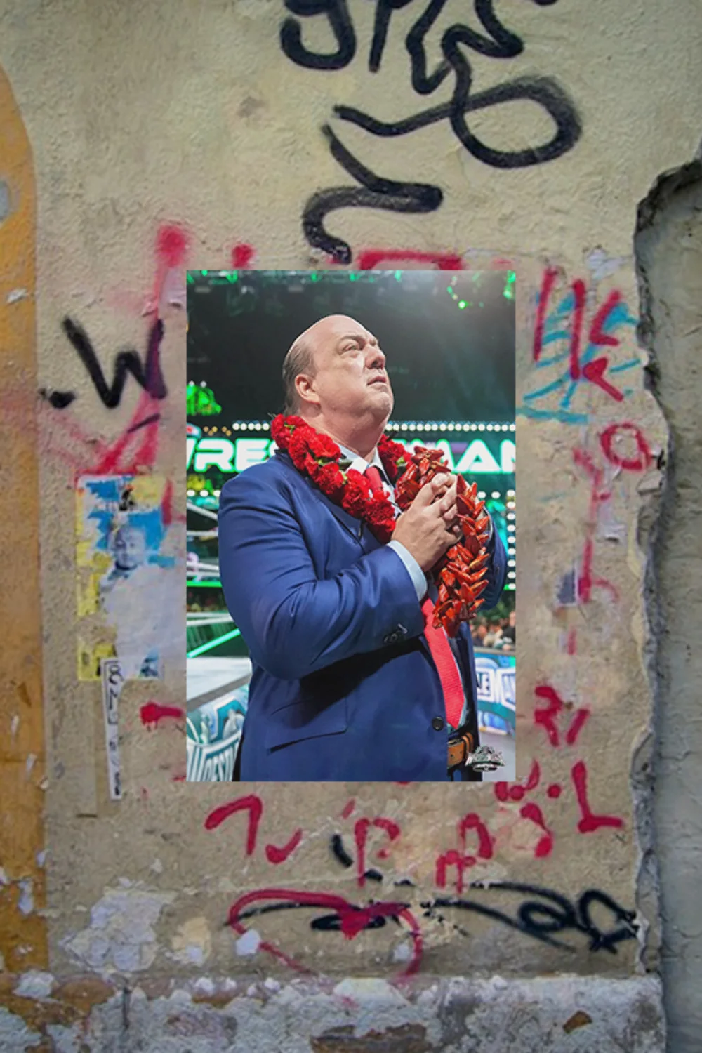 WWE Wrestlemania 40 Paul Heyman HOF Poster | Wrestlemania 40 Exclusive Design |, изображение 4