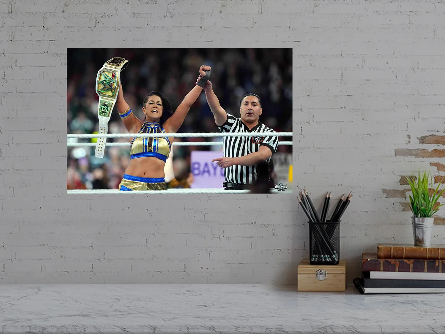 Bayley Becomes WWE Womans World Champion | Wrestlemania 40 Poster | Limited Edit, изображение 3