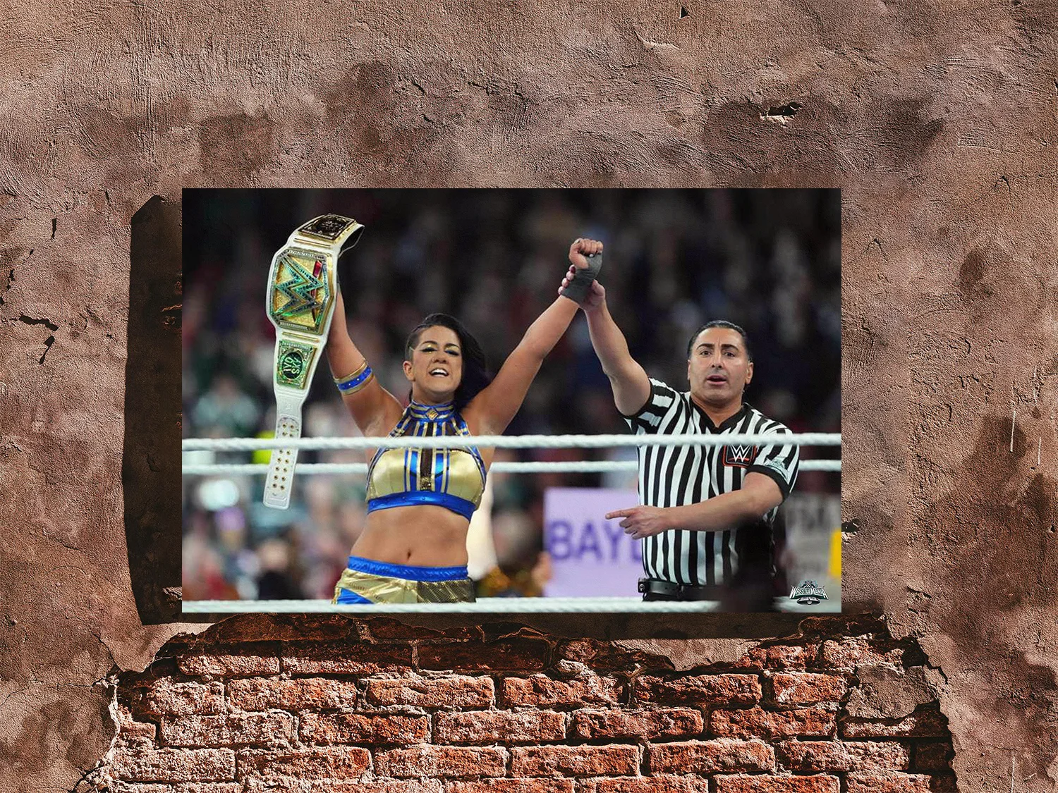 Bayley Becomes WWE Womans World Champion | Wrestlemania 40 Poster | Limited Edit, изображение 4