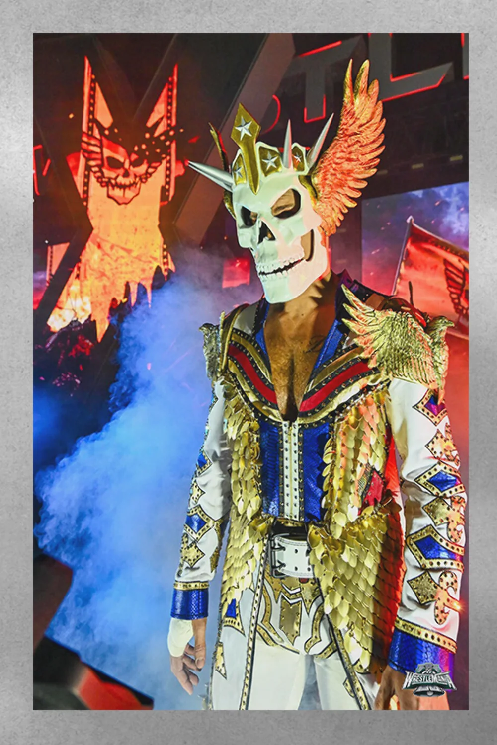 WWE Wrestlemania 40: Cody Rhodes Entrance Gloss Poster | Wrestlemania 40 Cody Rh, изображение 3