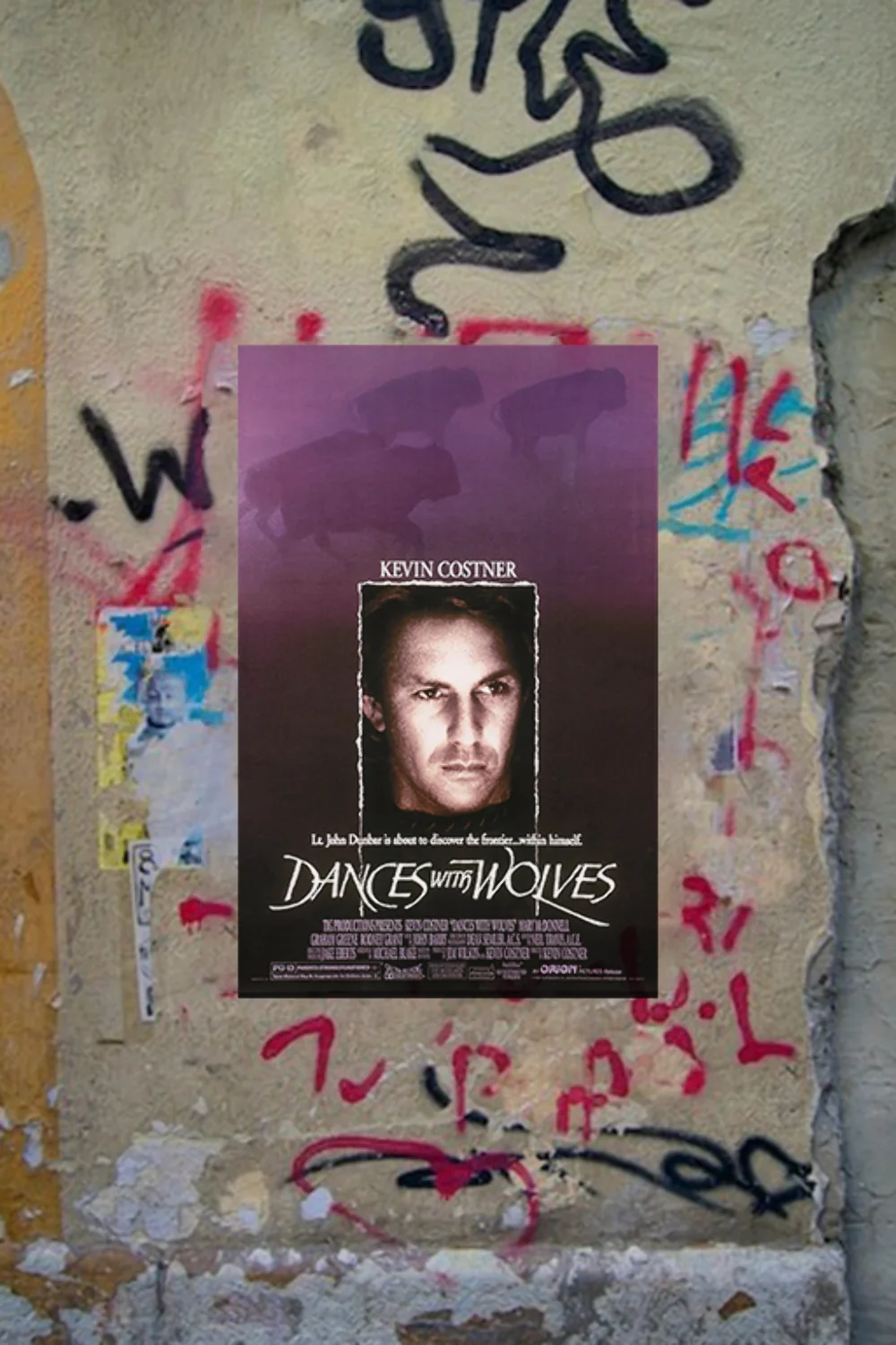 Dances with Wolves Kevin Costner Poster | Classic Film Decor | Gloss Finish | Mo, изображение 4