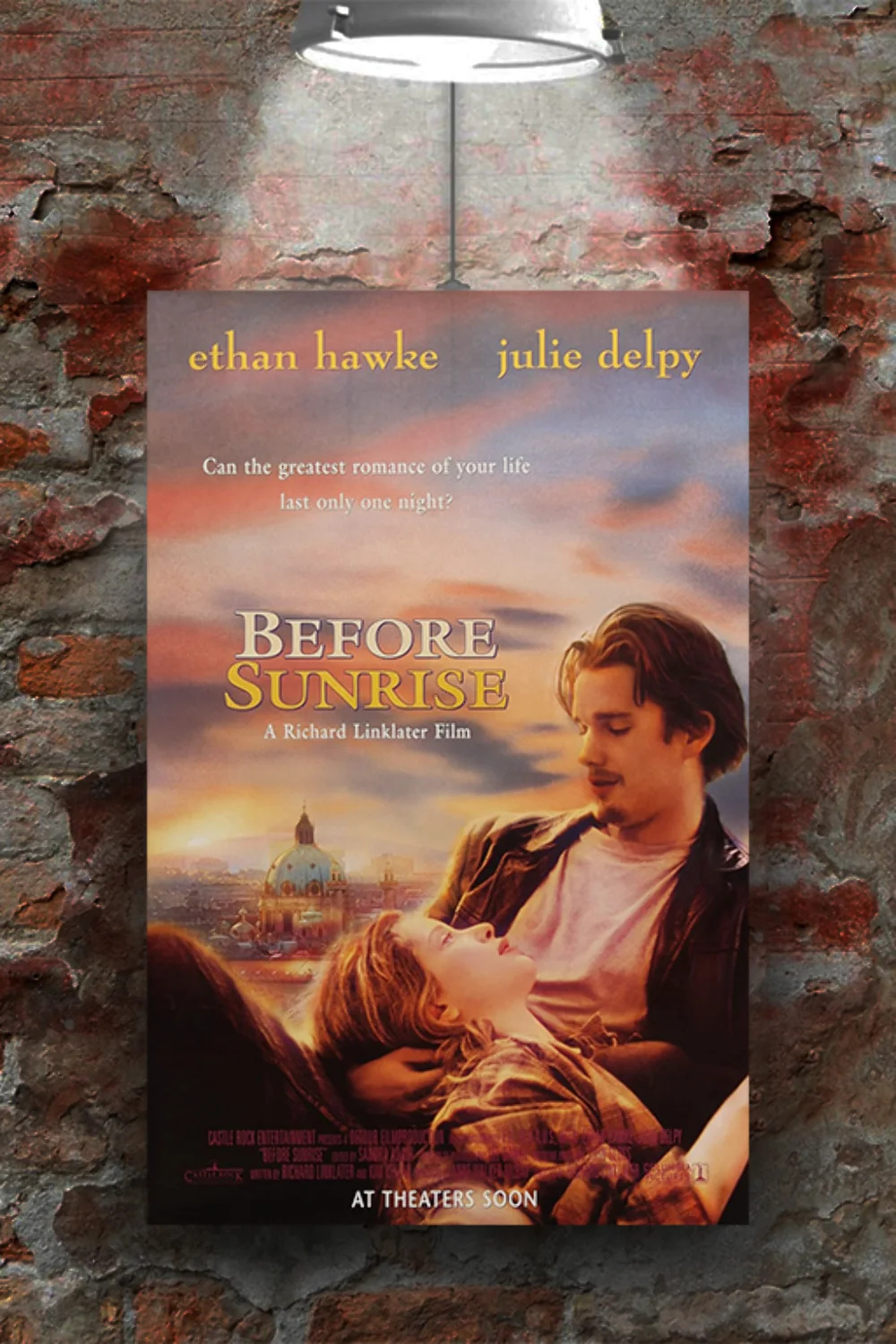 Before Sunrise Ethan Hawke Julie Delpy Poster | Film Movie Design Art Print, изображение 2