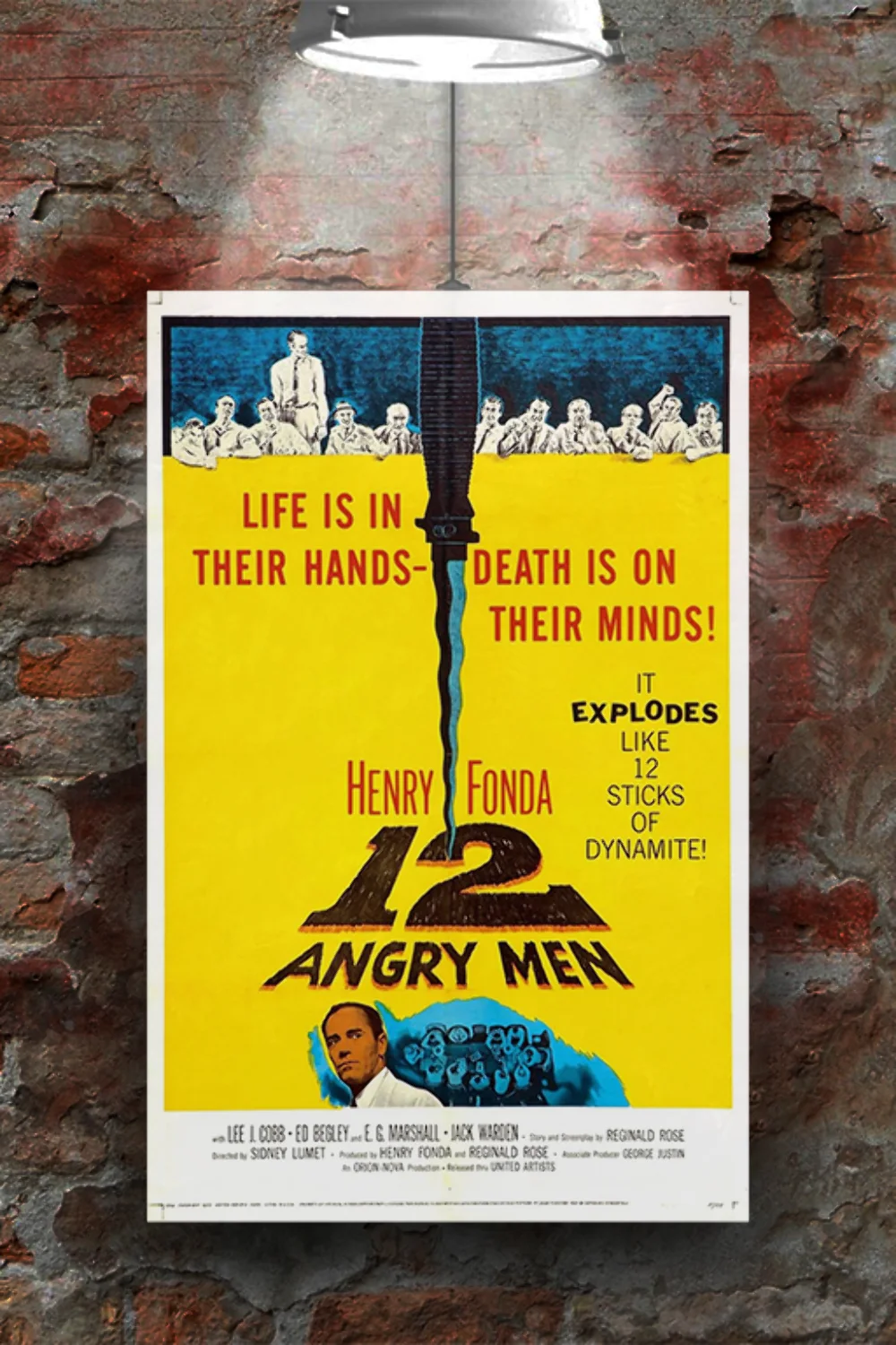 12 Angry Men Henry Fonda Gloss Poster | Classic Film Decor | Vintage Movie Art P, изображение 2