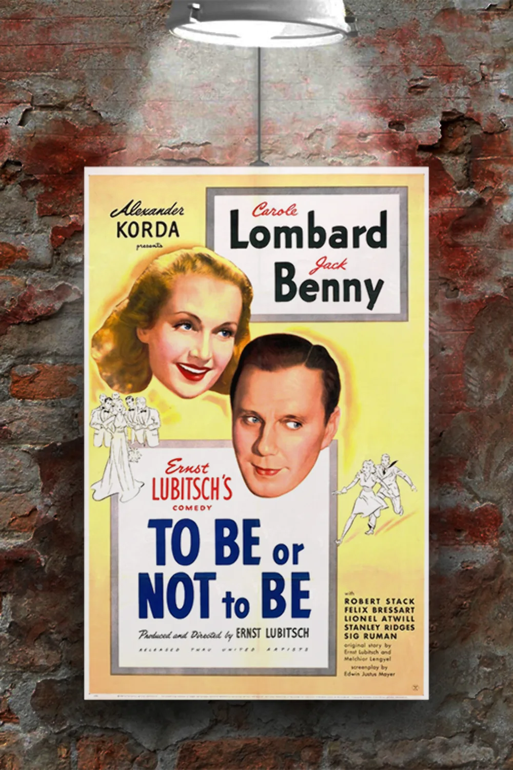 To Be or Not to Be Giphy Poster | Mel Brooks | Film Decor | Comedy Art Print, изображение 2