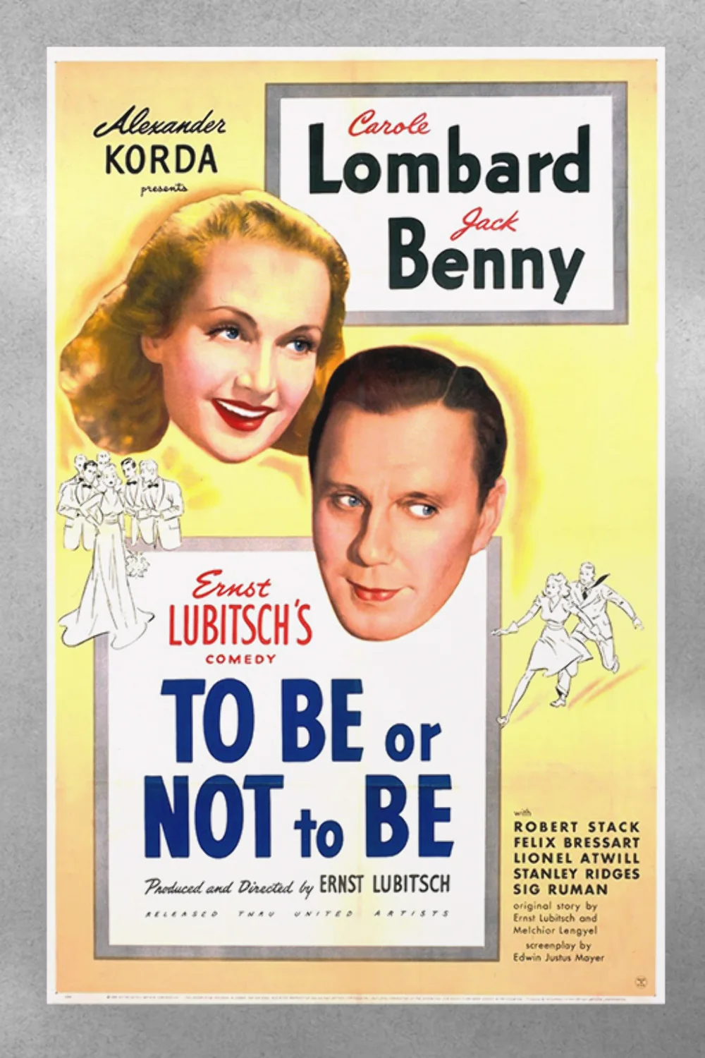To Be or Not to Be Giphy Poster | Mel Brooks | Film Decor | Comedy Art Print, изображение 3