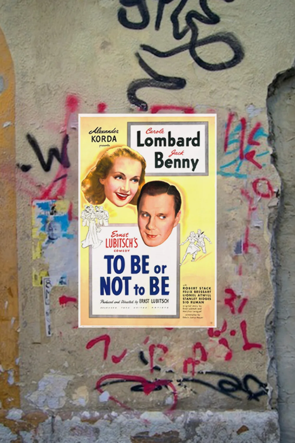 To Be or Not to Be Giphy Poster | Mel Brooks | Film Decor | Comedy Art Print, изображение 4